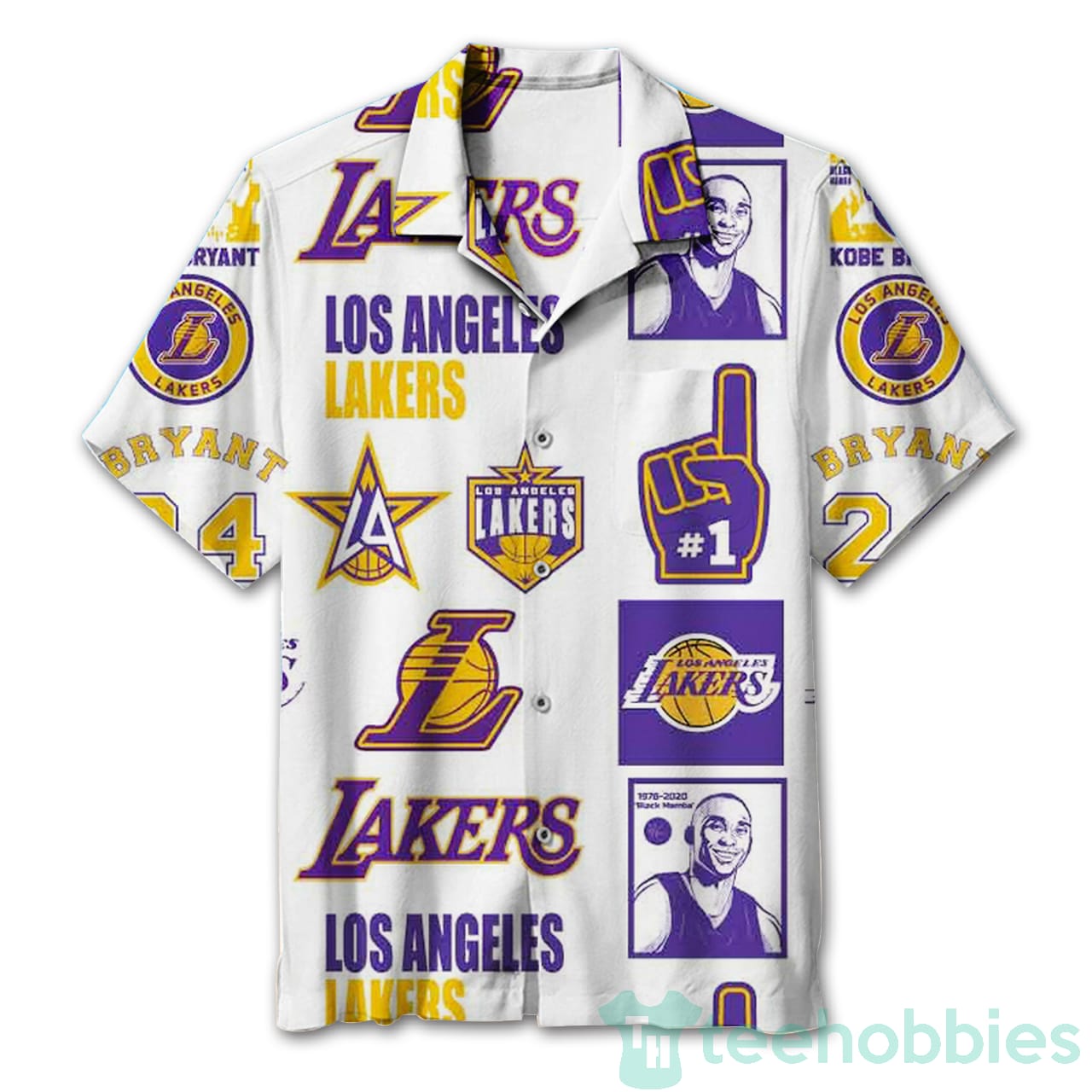 Bryant Los Angeles Lakers Vintage Hawaiian Shirt