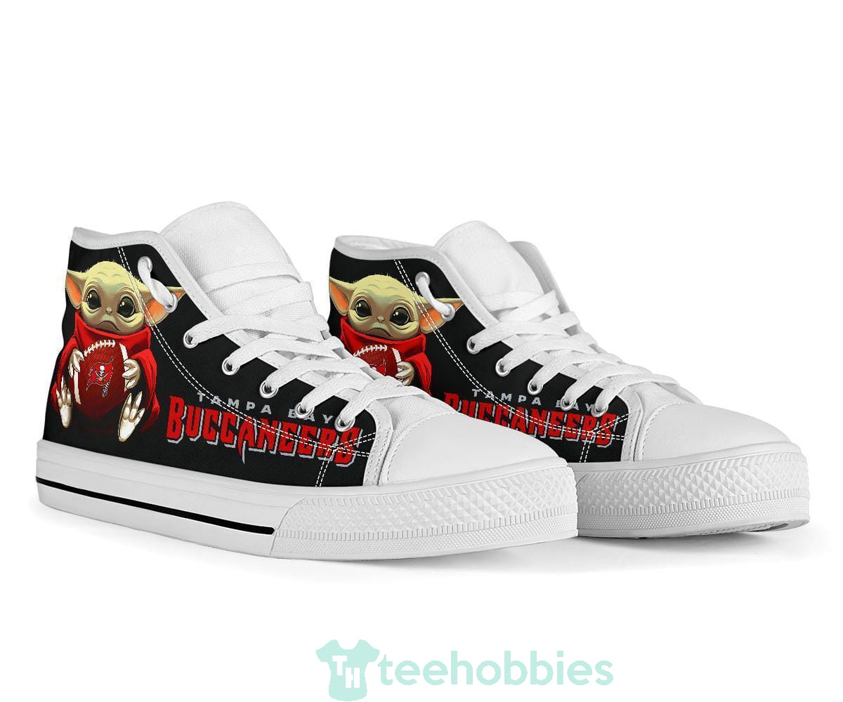 Buccaneers Sneakers Cute Baby Yoda High Top Shoes Product photo 2