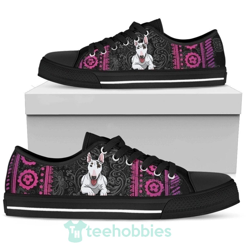 Bull Terrier Sneakers Dog Lover Low Top Shoes