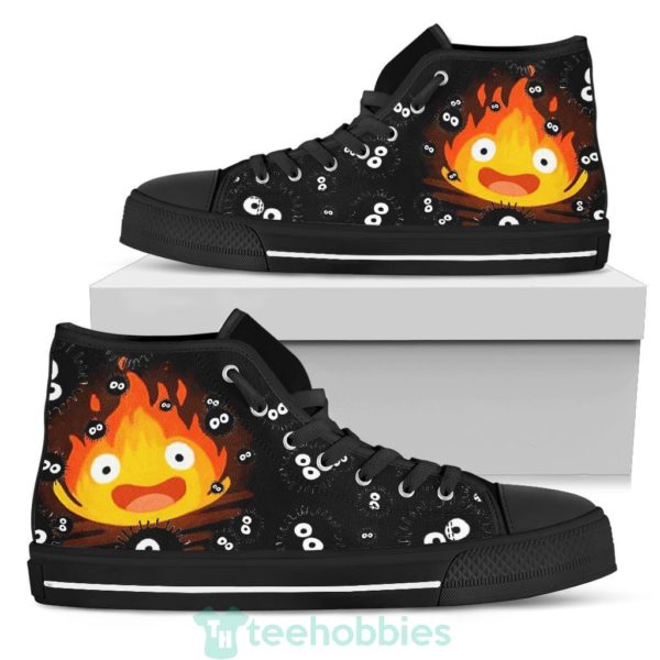 calcifer howls moving castle high top shoes fan gift 1 Ch4SR 600x600px Calcifer Howl's Moving Castle High Top Shoes Fan Gift