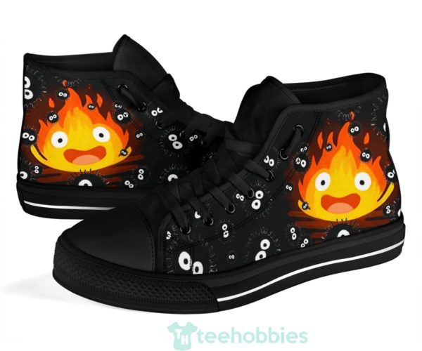 calcifer howls moving castle high top shoes fan gift 4 wc0e0 600x500px Calcifer Howl's Moving Castle High Top Shoes Fan Gift