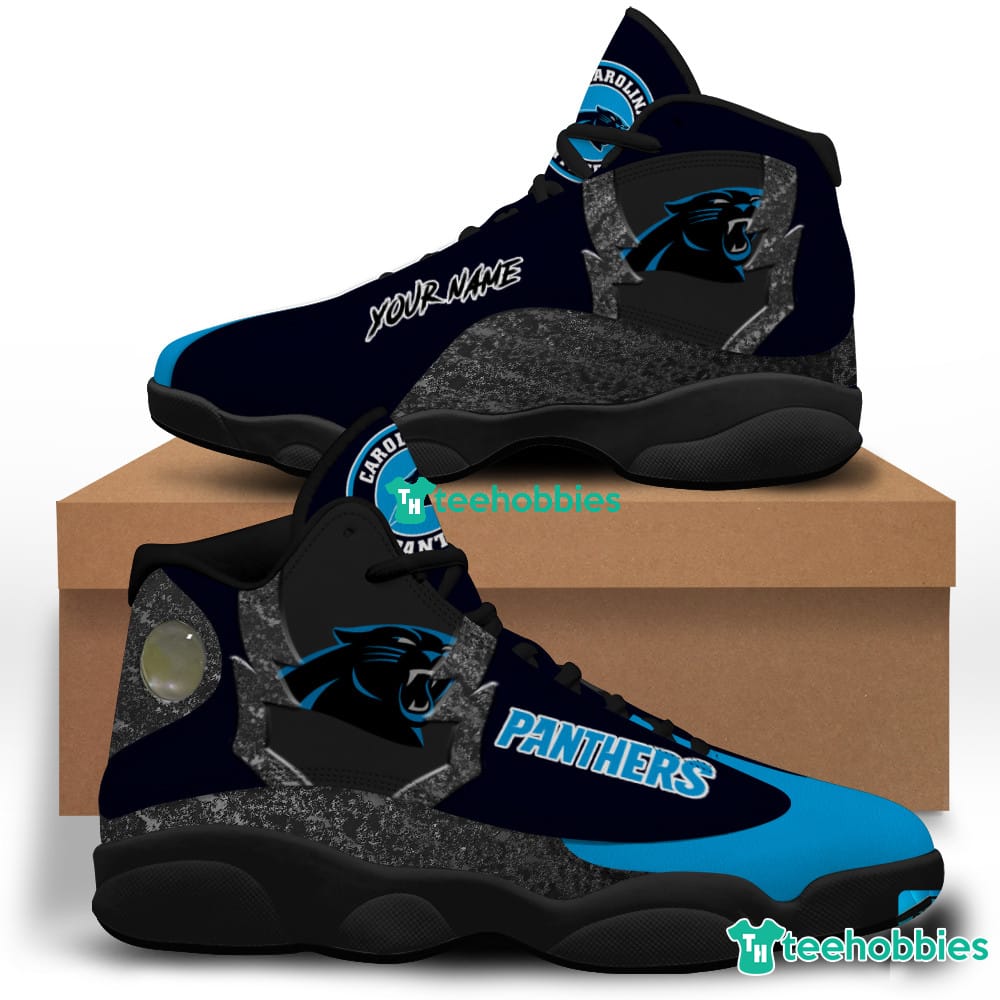Carolina Panthers Air Jordan 13 Sneakers Shoes Custom Name Personalized Gifts Product photo 1