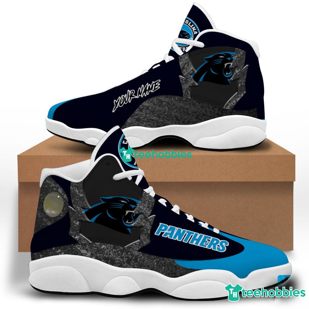 Carolina Panthers Air Jordan 13 Sneakers Shoes Custom Name Personalized Gifts Product photo 2