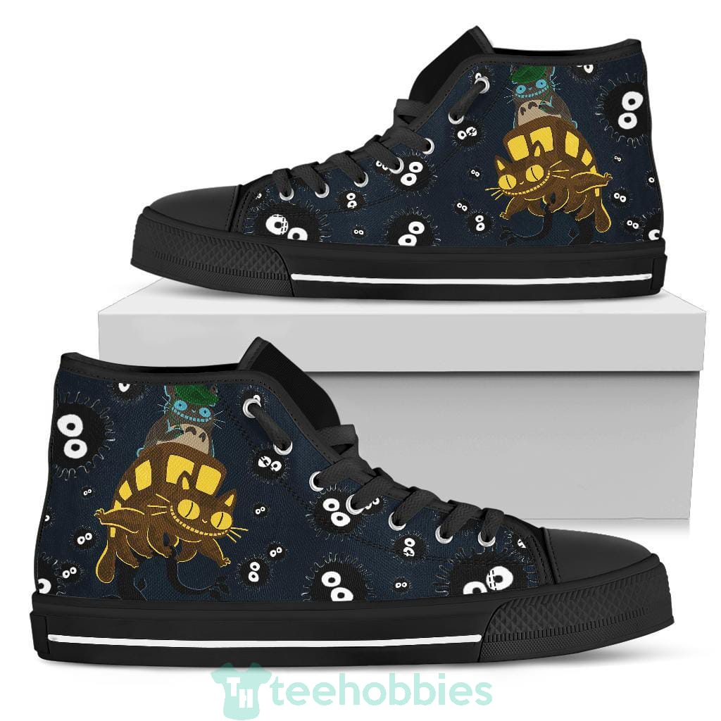 Catbus Ghibli High Top Shoes Totoro Fan Gift Idea