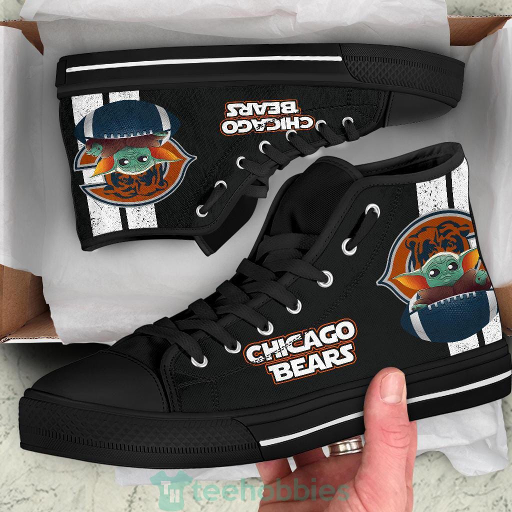 Chicago Bears  Baby Yoda High Top Shoes Product photo 2