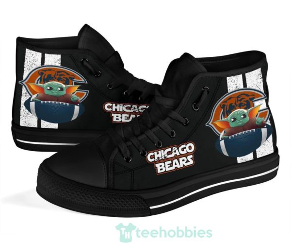 chicago bears baby yoda high top shoes 4 oUOFv 600x500px Chicago Bears Baby Yoda High Top Shoes