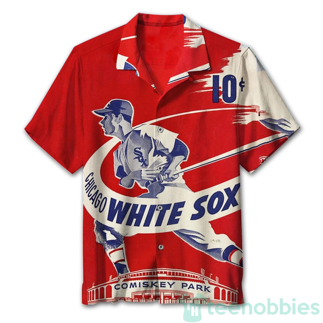 Chicago White Sox Comiskey Park Baseball Hawaiian Shirt