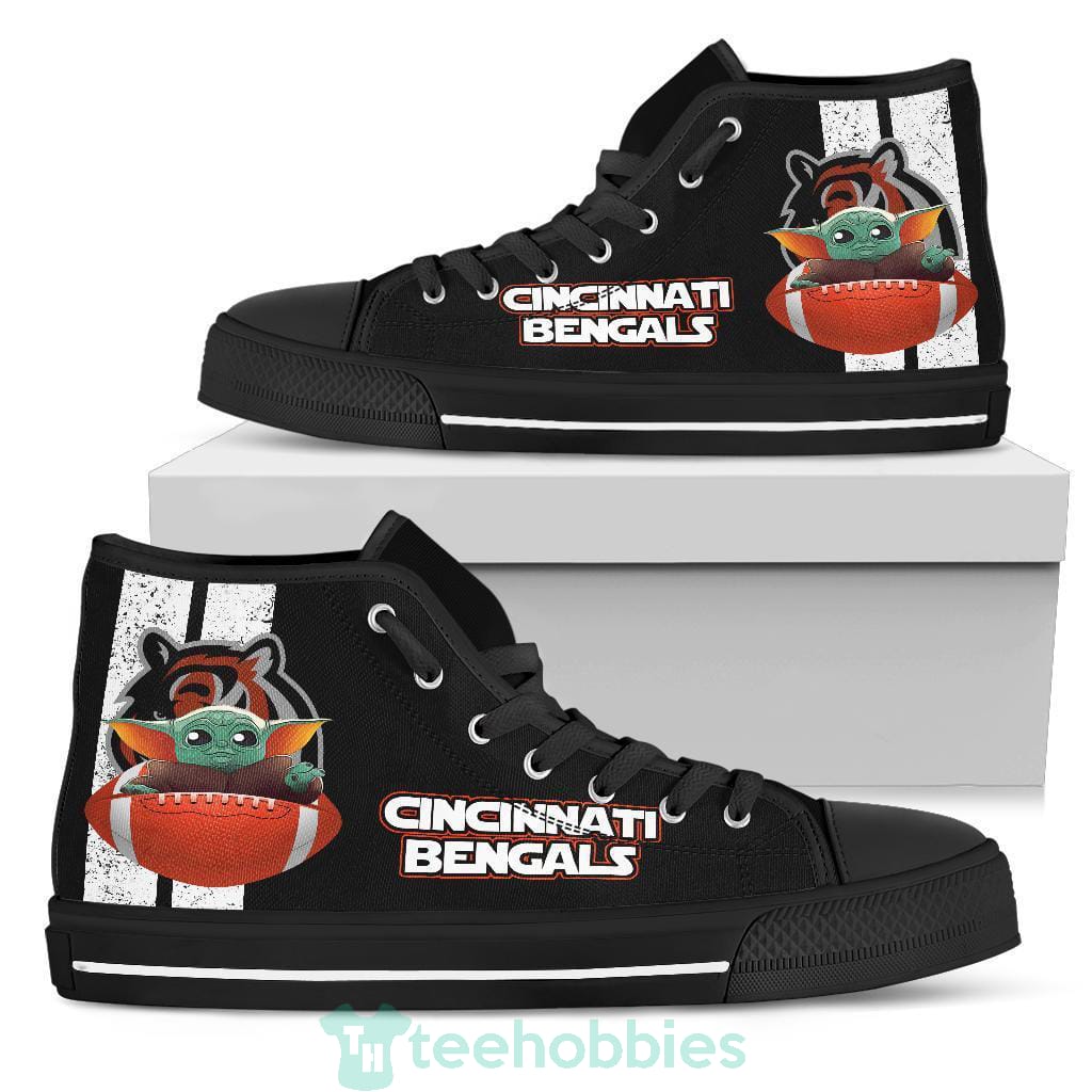 Cincinnati Bengals  Baby Yoda High Top Shoes Product photo 1