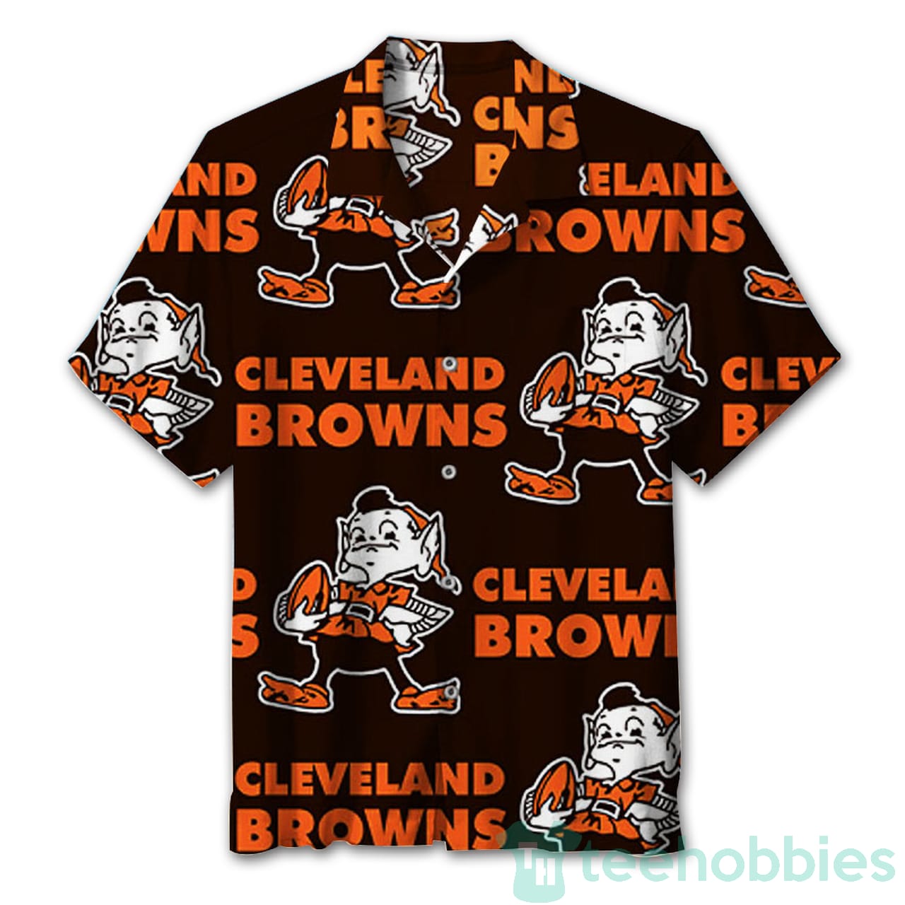 Cleveland Browns Black Hawaiian Shirt