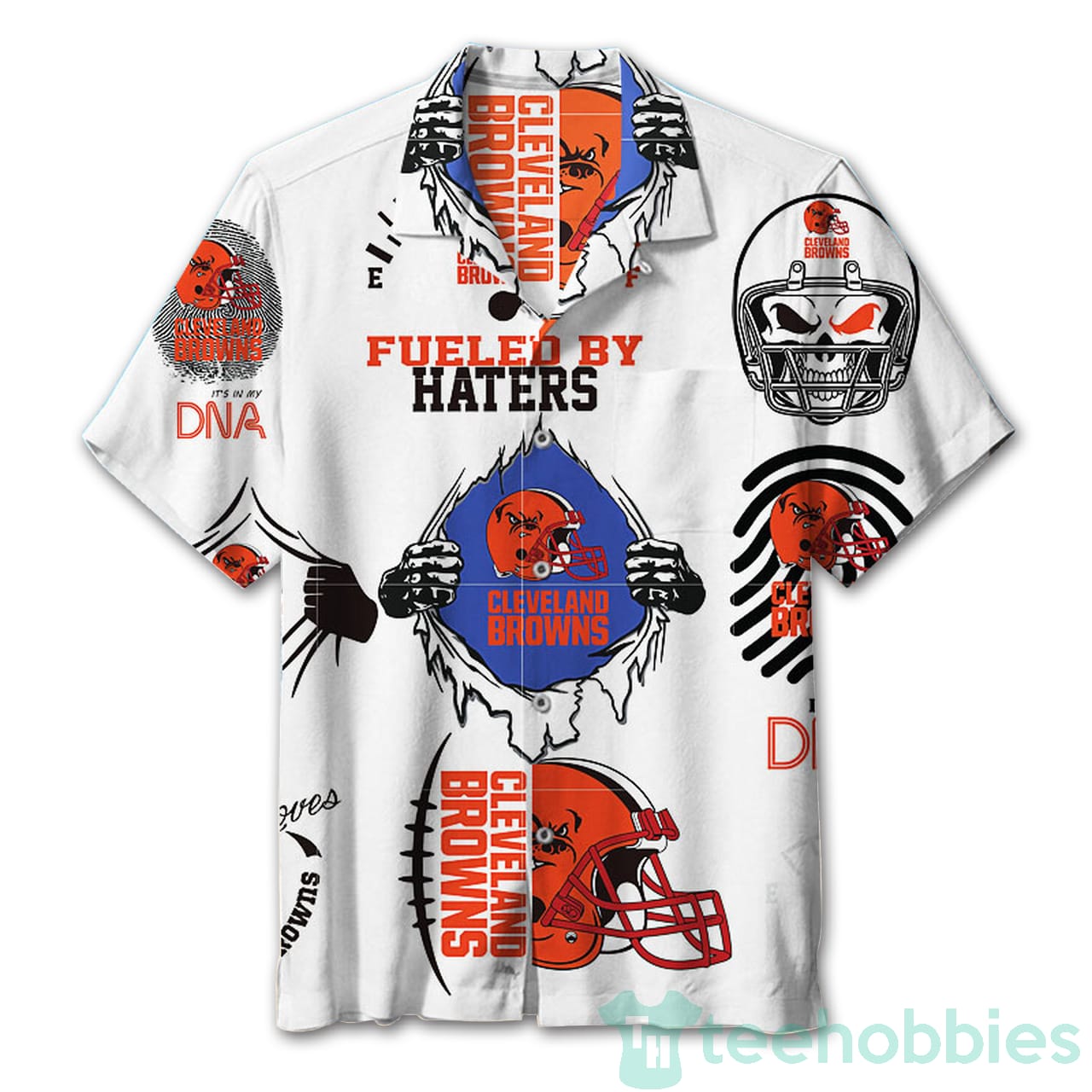 Cleveland Browns Fueled By Haters Hawaiian Shirt
