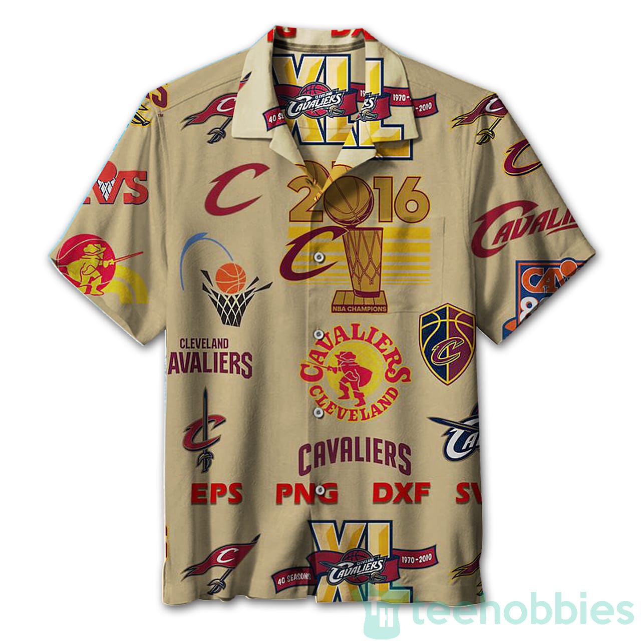 Cleveland Cavaliers Vintage Fans Hawaiian Shirt