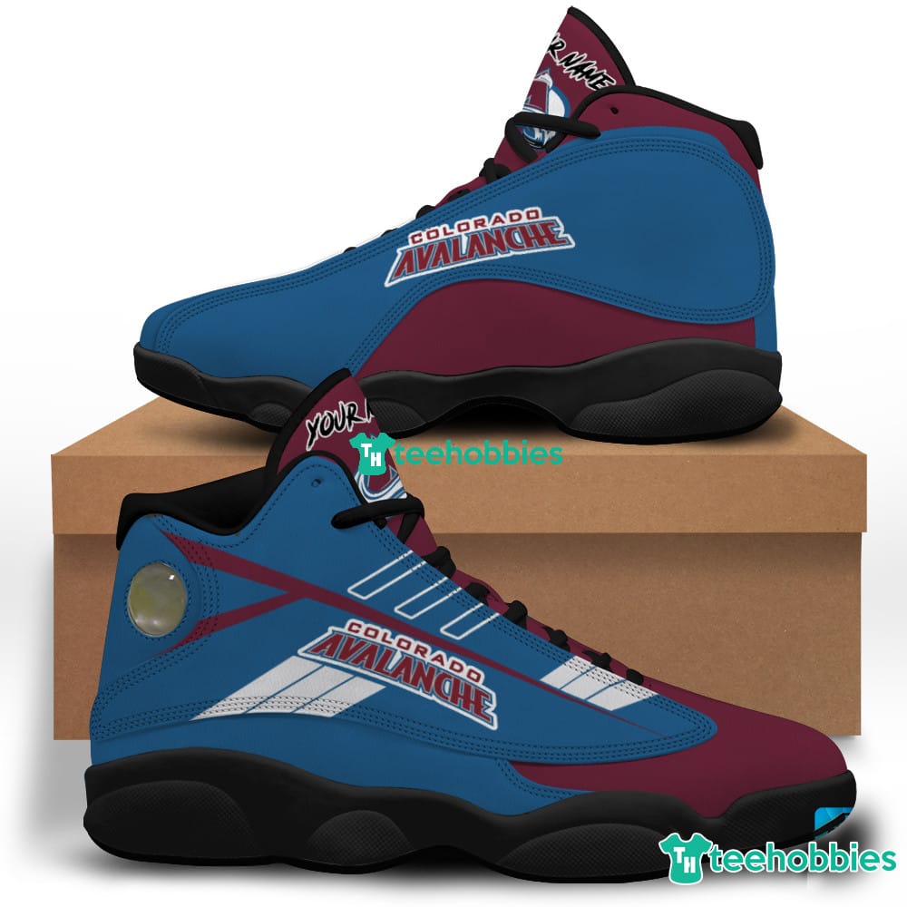 Colorado Avalanche Custom Name Air Jordan 13 Shoes Sneakers Mens Womens Personalized Gifts Product photo 1