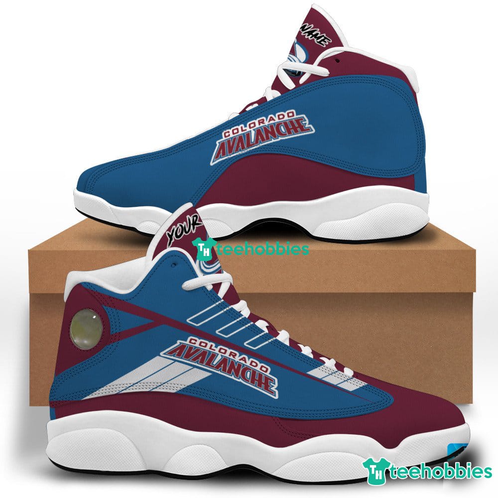 Colorado Avalanche Custom Name Air Jordan 13 Shoes Sneakers Mens Womens Personalized Gifts Product photo 2