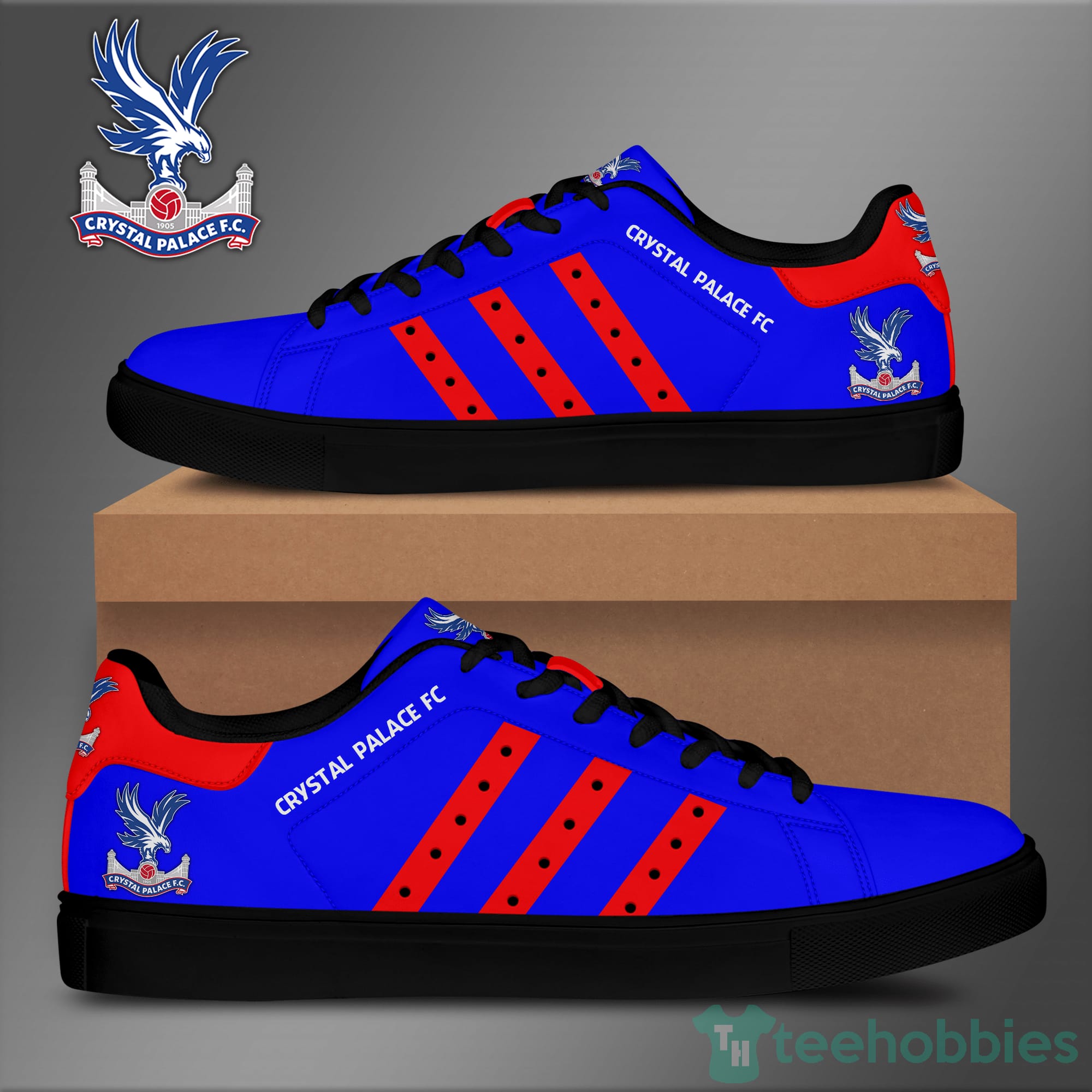 Crystal Palace Fc Royal Low Top Skate Shoes Product photo 2