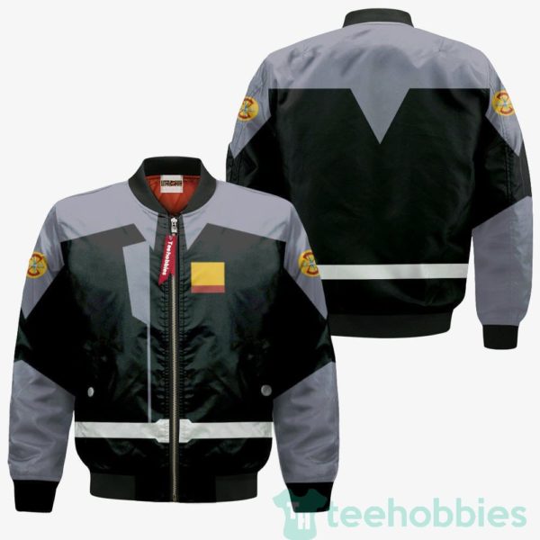 custom gundam black uniform zanimet bomber jacket 3 bQKB5 600x600px Custom Gundam Black Uniform ZAnimeT Bomber Jacket