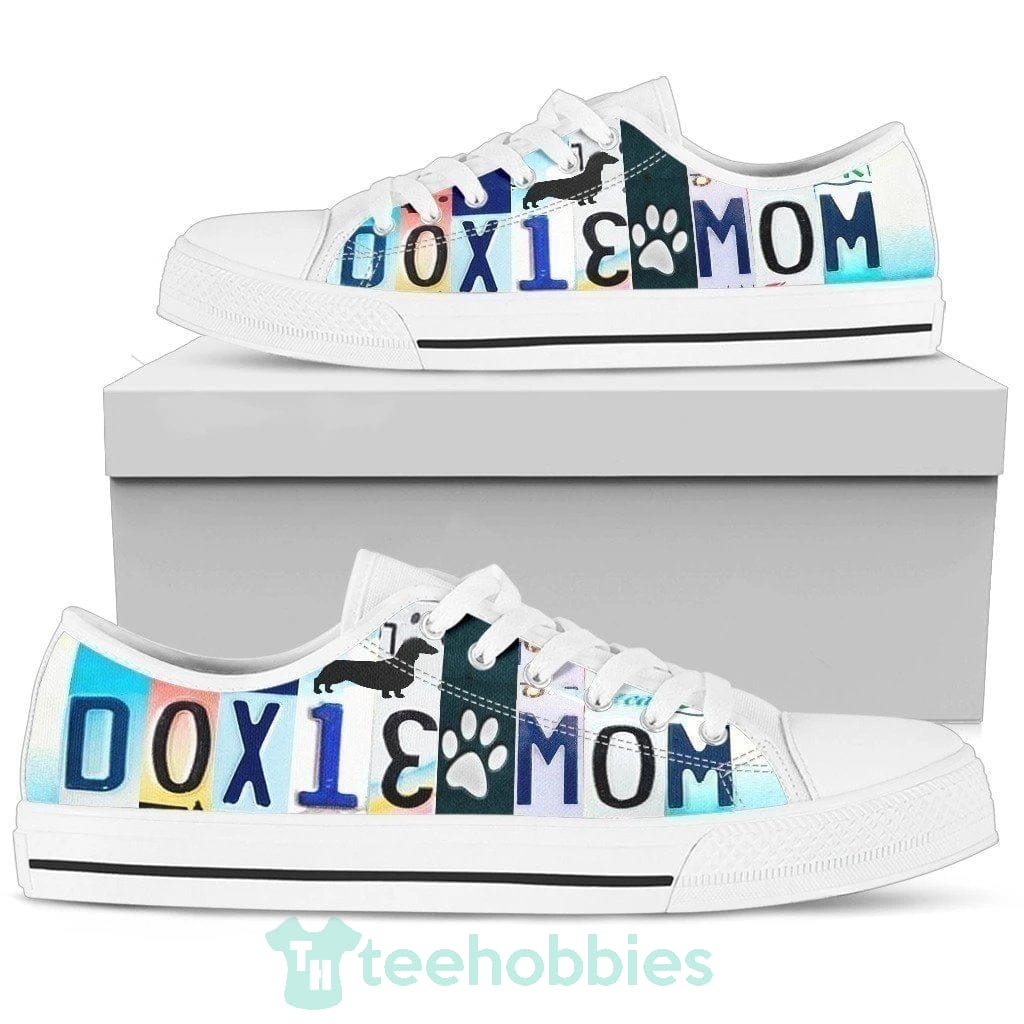 Dachshund Doxie Mom Dog Low Top Shoes