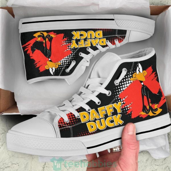 daffy duck high top shoes looney tunes fan 2 6L3n9 600x600px Daffy Duck High Top Shoes Looney Tunes Fan