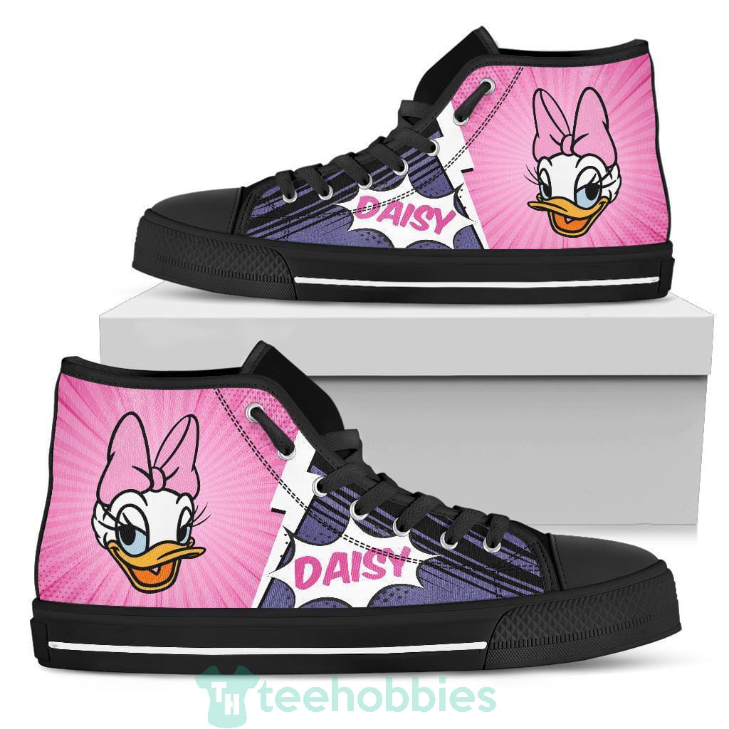 Daisy Duck Sneakers High Top Shoes Fan Gift