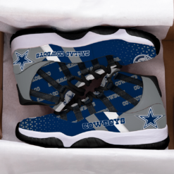 Dallas Cowboys For Fans Air Jordan 11 Shoes. - Women's Air Jordan 11 - Navy Blue