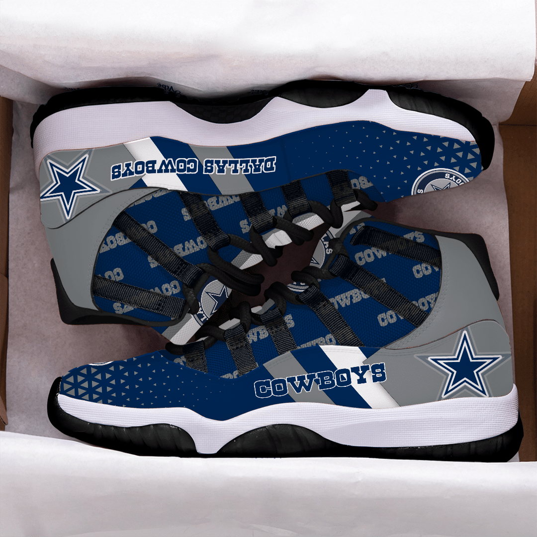 Dallas Cowboys For Fans Air Jordan 11 Shoes.  style: Women's Air Jordan 11, color: Navy Blue