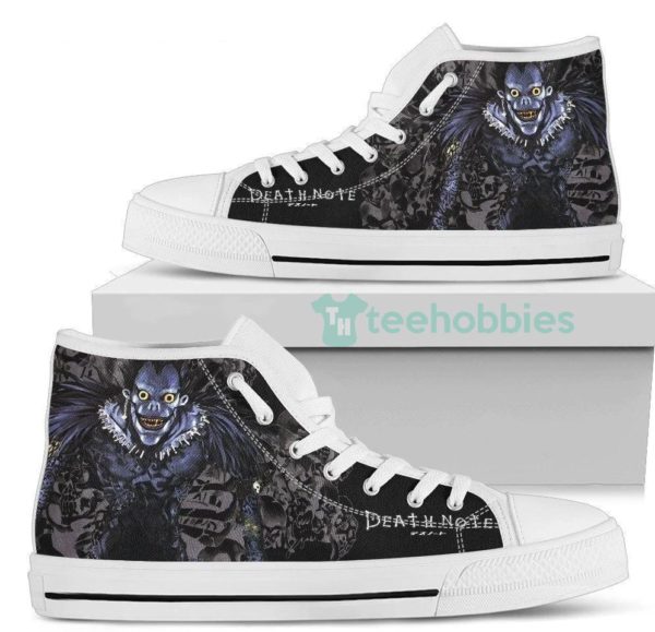 death note anime high top shoes fan gift 1 JqBg7 600x579px Death Note Anime High Top Shoes Fan Gift