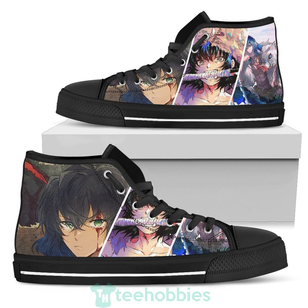 Demon Slayer  Inosuke High Top Shoes Anime Fan Product photo 1