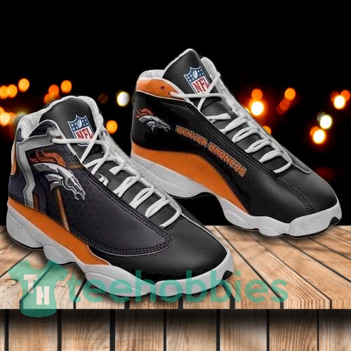 Denver Broncos Air Jordan 13 Custom Name  Sport Sneaker Shoes Product photo 1