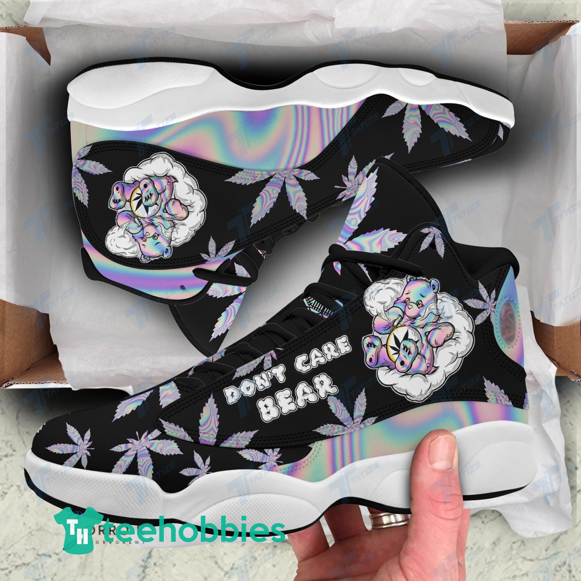 Dont Care Bear Weed Air Jordan 13 Sneaker Shoesi Shoes