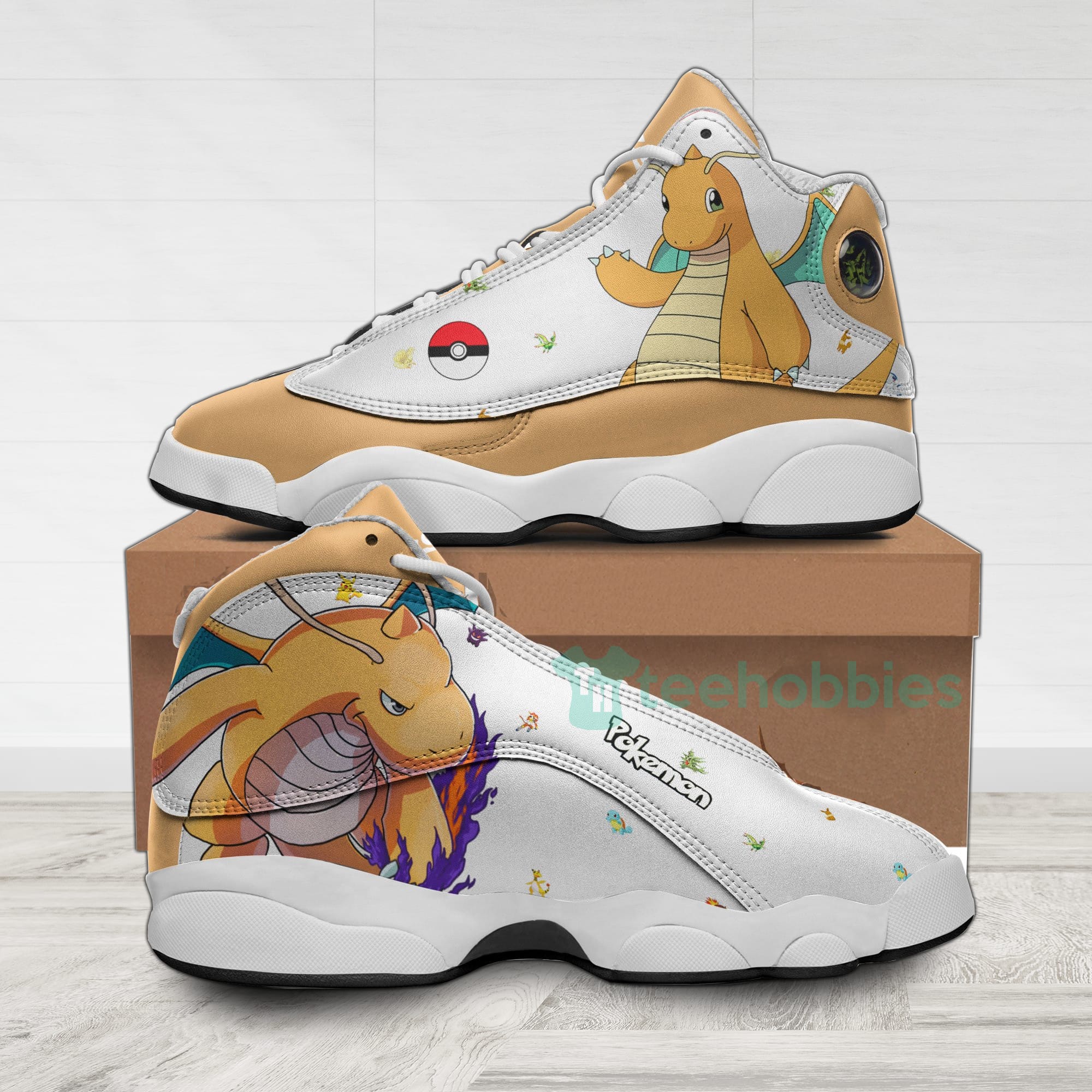 Dragonite Custom Pokemon Anime Air Jordan 13 Shoes