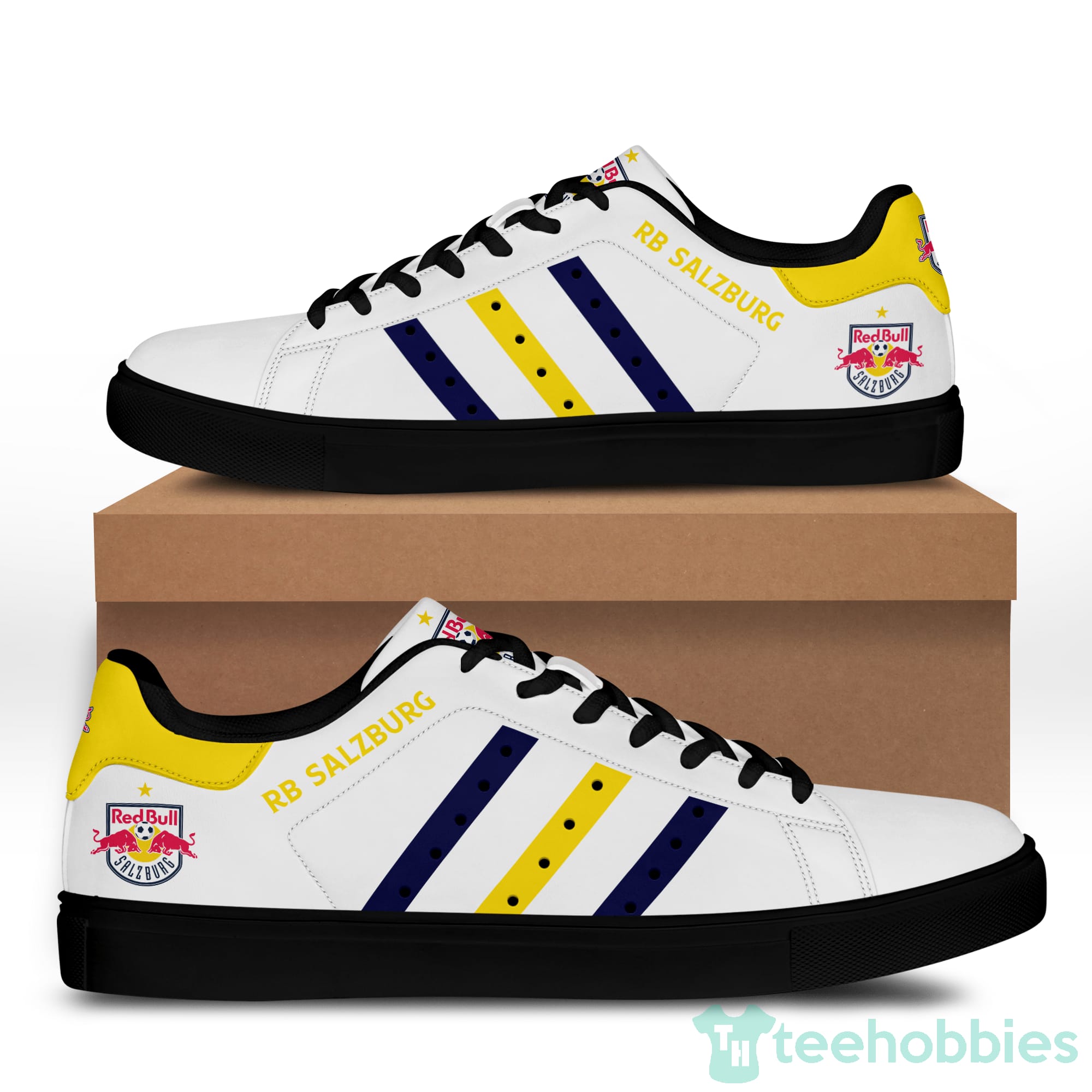 Fc Red Bull Salzburg White Low Top Skate Shoes Product photo 2