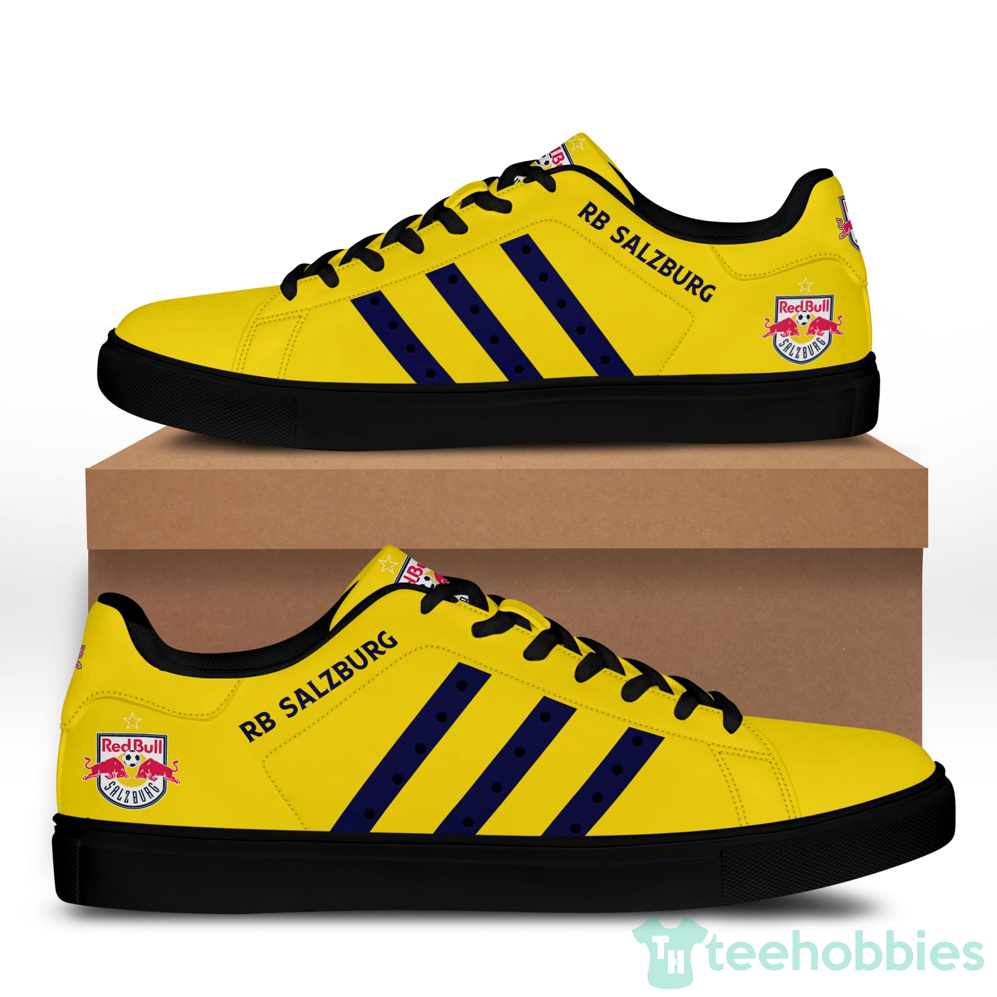 Fc Red Bull Salzburg Yellow Low Top Skate Shoes