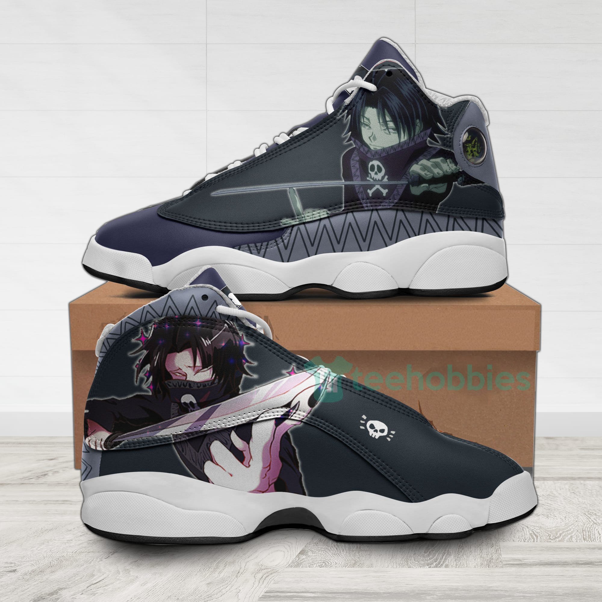 Feitan Portor Custom Hunter Anime Air Jordan 13 Shoes Product photo 1