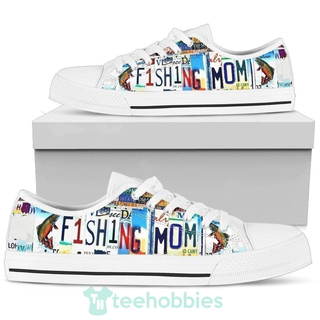 Fishing Mom Low Top Shoes For Mom