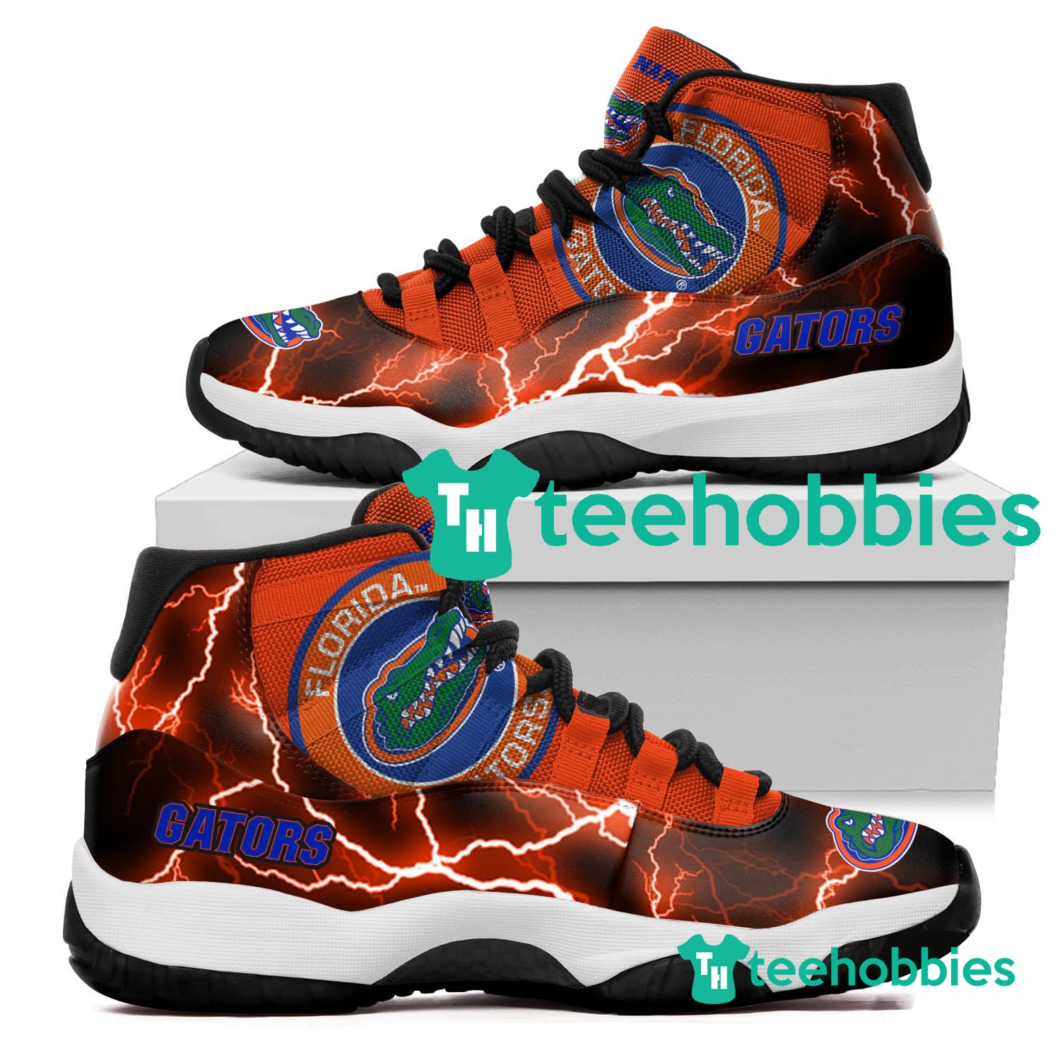 Florida Gators Custom Name Air Jordan 11 Shoes Sneakers Mens Womens Personalized Gifts Product photo 1