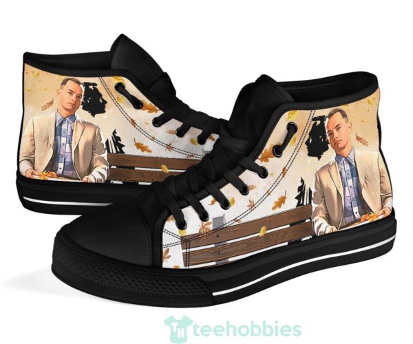 forrest gump simple mans high top shoes funny gift 4 KhXBO 600x500px Forrest Gump Simple Man's High Top Shoes Funny Gift