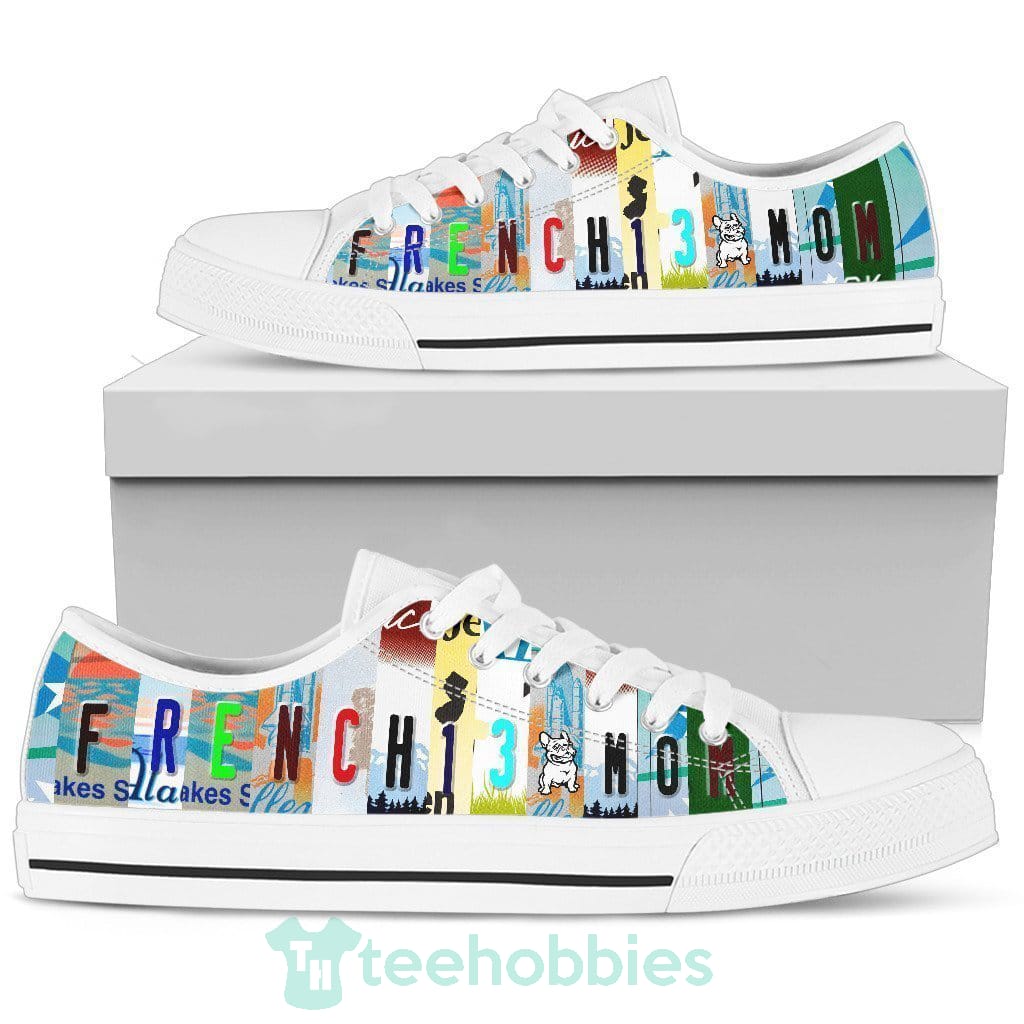 French Bulldog Frenchie Mom Shoes Low Top Shoes