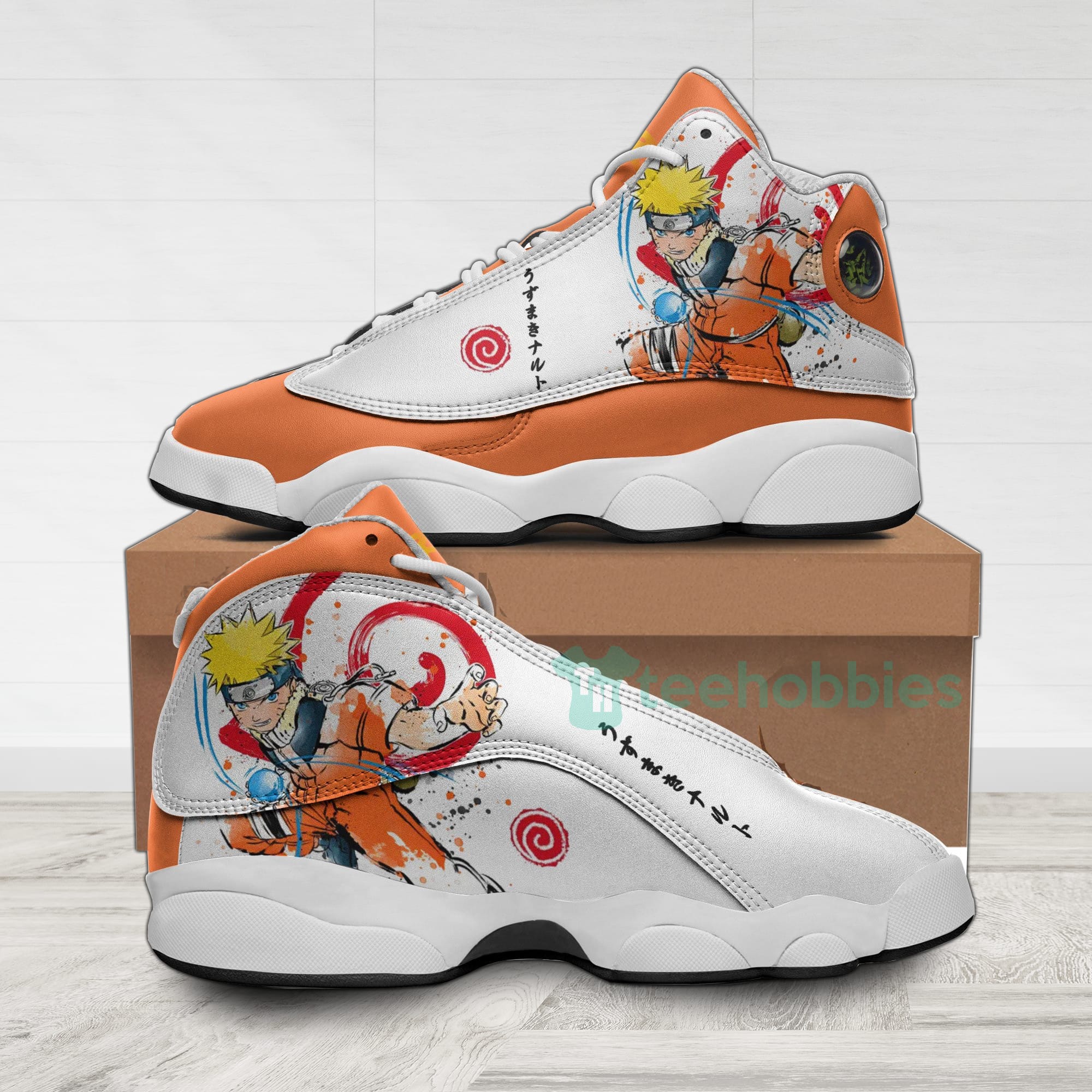 Fury of the Rasengan Custom Naruto Anime Air Jordan 13 Shoes Product photo 1