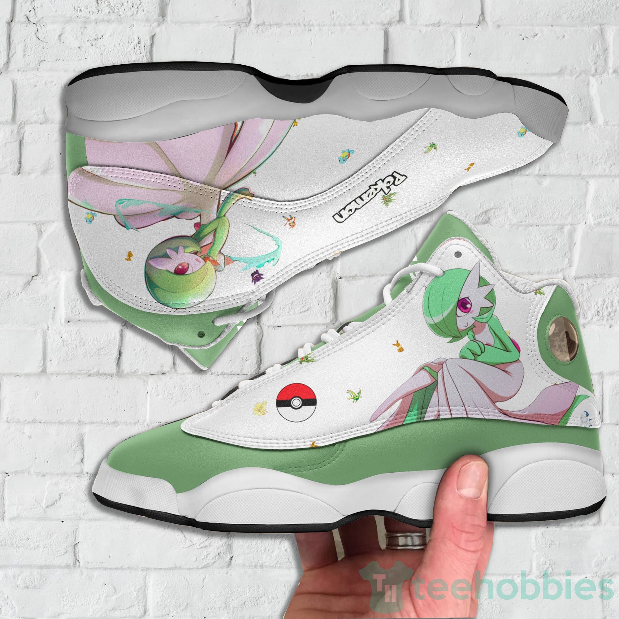 Gardevoir Custom Pokemon Anime Air Jordan 13 Shoes Product photo 2