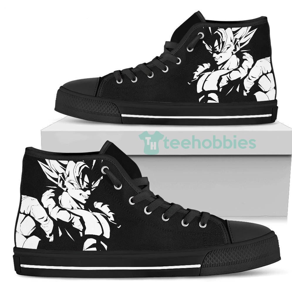 Gogeta BW High Top Shoes Dragon Ball Fan Gift Product photo 1