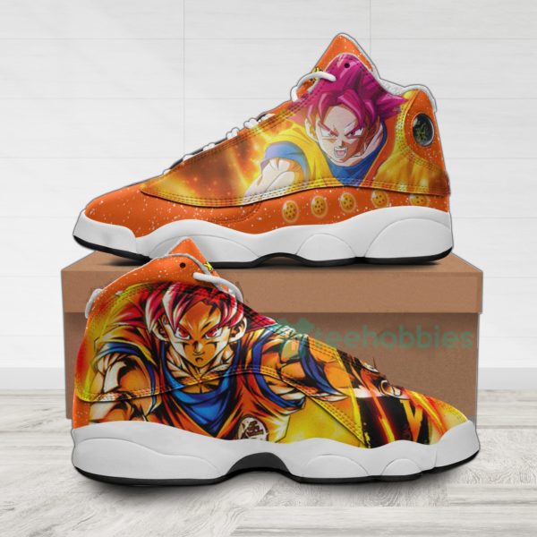 goku custom super saiyan god dragon ball anime air jordan 13 shoes 1 0rOsj 600x600px Goku Custom Super Saiyan God Dragon Ball Anime Air Jordan 13 Shoes