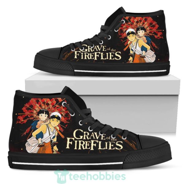 grave of the fireflies ghibli high top shoes fan gift 1 ntH6F 600x600px Grave of the Fireflies Ghibli High Top Shoes Fan Gift