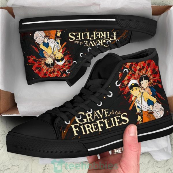 grave of the fireflies ghibli high top shoes fan gift 2 tI6VU 600x600px Grave of the Fireflies Ghibli High Top Shoes Fan Gift