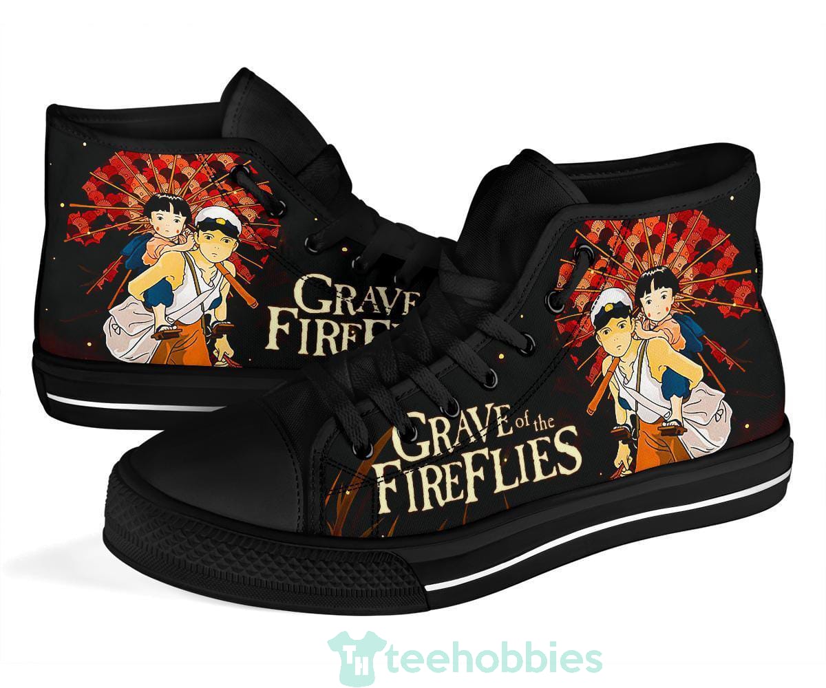 Grave of the Fireflies  Ghibli High Top Shoes Fan Gift Product photo 2