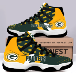 Green Bay Packers Fans Air Jordan 11 Shoes - Men's Air Jordan 11 - Green