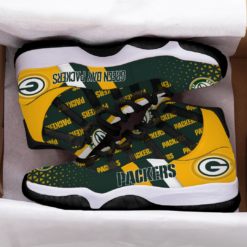Green Bay Packers Fans Air Jordan 11 Shoes - Women's Air Jordan 11 - Green