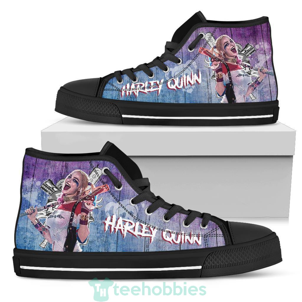 Harley Quinn  High Top Shoes Amazing Fan Gift Idea Product photo 1