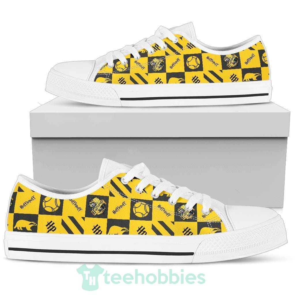 Harry Potter Hufflepuff Low Top Shoes Custom Pattern Movies