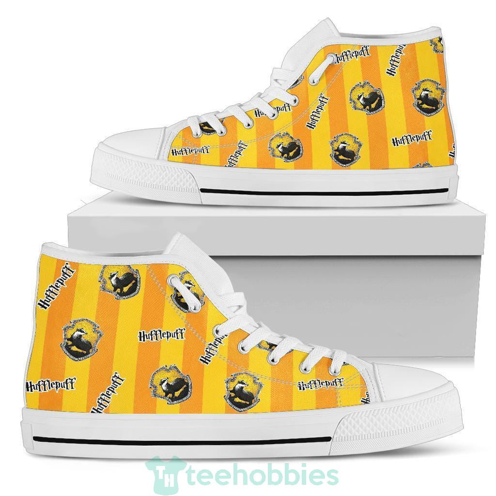 Harry Potter Hufflepuff Shoes High Top Custom Symbol Movies Product photo 1