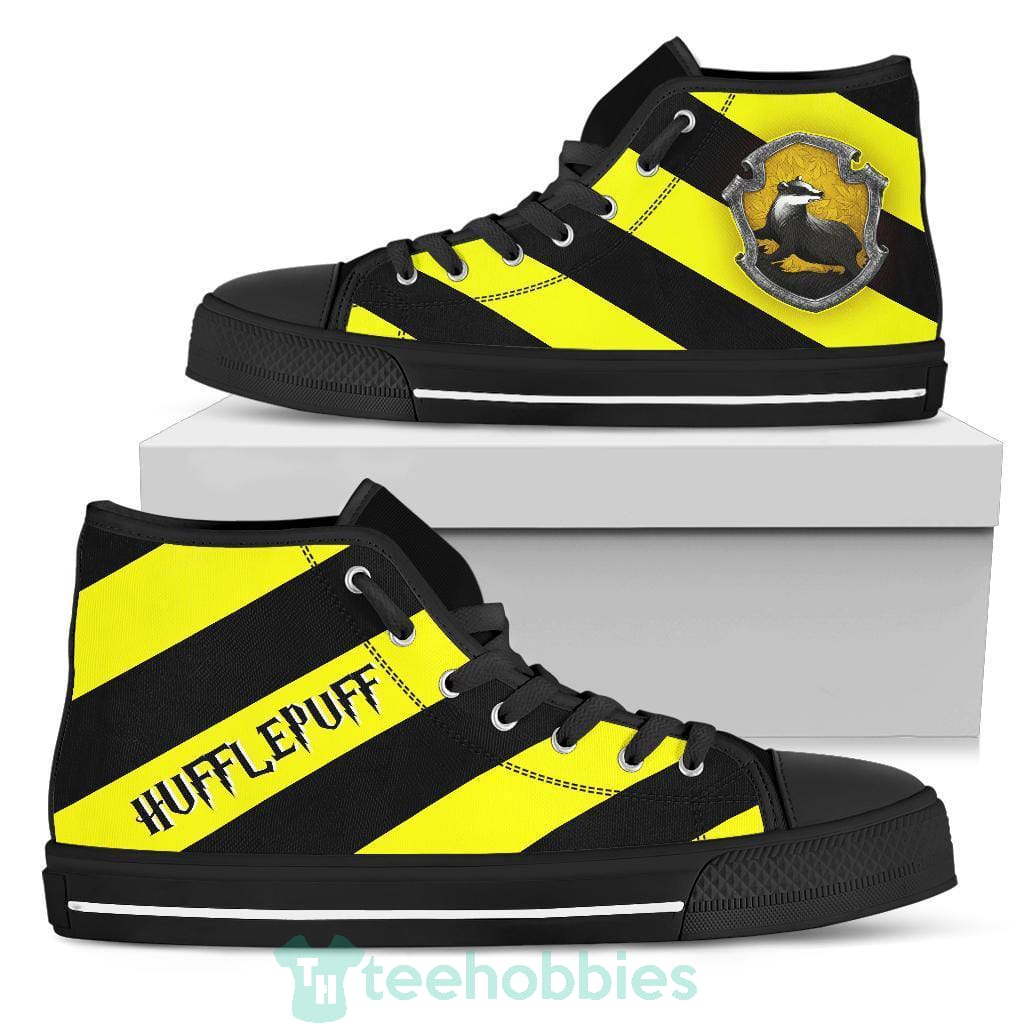 Harry Potter Shoes Hufflepuff House High Top Shoes Movie