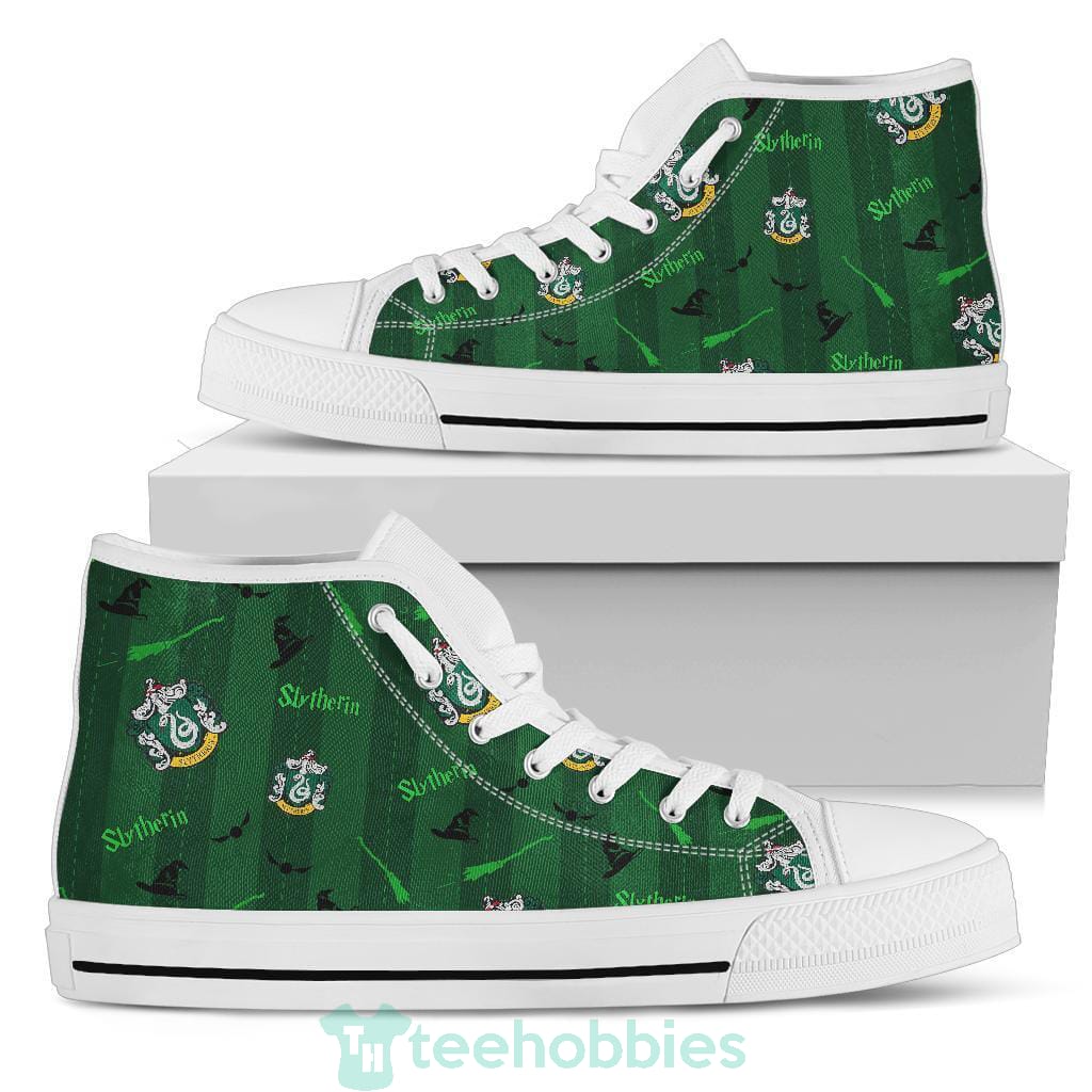 Harry Potter Slytherin Shoes High Top Custom Symbol Product photo 1
